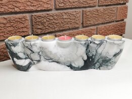 Marble Tealight Candle Holder – 7 Wells Natural Stone Home Decor null