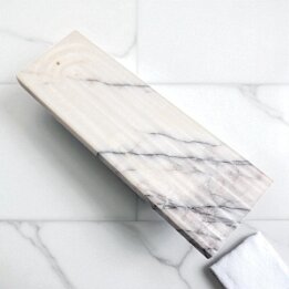 White Marble Incense Holder – Natural Stone Aromatherapy Decor null