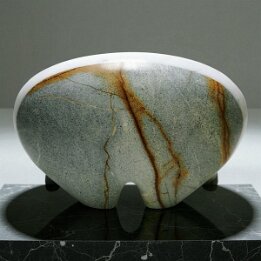 Graceful Gait Sentinel – Abstract Marble Sculpture null