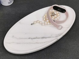 Natural Marble Vanity Tray – Luxury Stone Organizer null